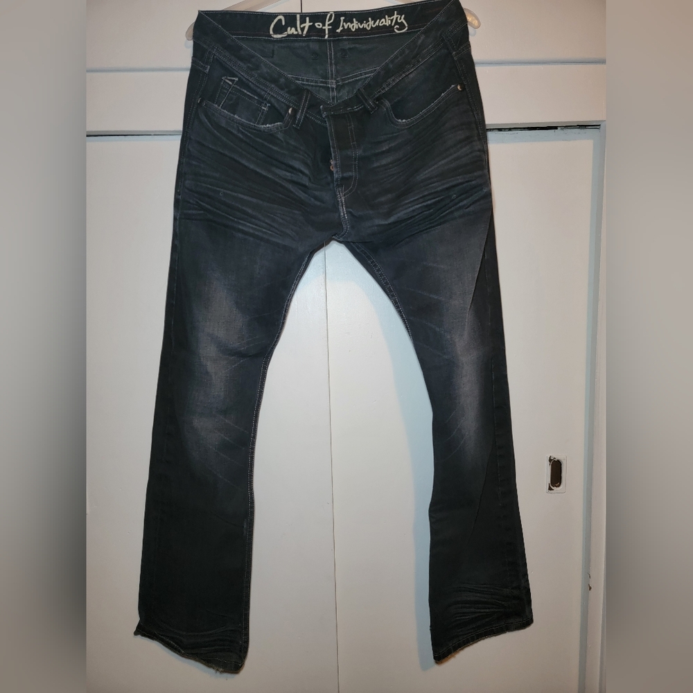 Cult of Individuality Vintage Y2K Straight Leg Men's Jeans